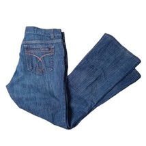Calvin Klein Jeans, Dark Blue Denim, Bootcut, 29/8  Actual: 33W x 28.5L - £12.94 GBP