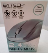 New Bytech 2.4GHz Wireless Mouse Plug And Play Light Blue - £5.53 GBP