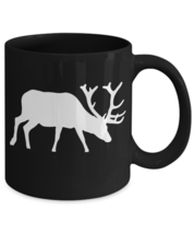 Elk Mug Hunter Black Coffee Mug Gift for Deer Camp Hunting Yooper Wildlife - £18.03 GBP+