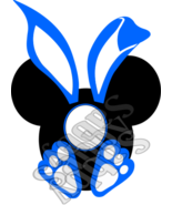 Mouse Bunny 6-Easter-Digital ClipArt-Art Clip-Gift Tag-Notebook-Scrapbook - $37.17 MXN