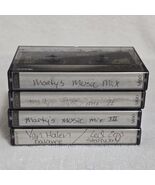 VTG Homemade Mixed Cassette Tape Lot Led Zeppelin Van Halen Rock Metal 1... - €21,42 EUR