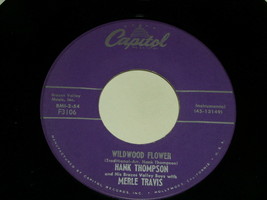 Hank Thompson Wildwood Flower Breakin In Another Heart 45 Rpm Record Capitol Lbl - £12.52 GBP