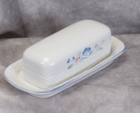 Floral Expressions Butter Dish Covered Mexico - $14.69
