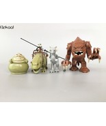 4pcs Star Wars Rancor Dewback with Sandtrooper Tauntaun Jabba Hutt Minifigures