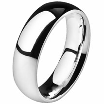 Modern Titanium Ring Mens Womens Traditional Anniversary Wedding Band Sizes 5-13 - £11.79 GBP