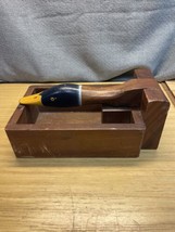 Vintage Wooden Home Decorative Duck Nutcracker Rustic Box - $34.65