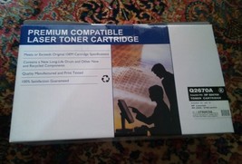 000 Premium Compatable Laser Toner Cartridge Black Q2670A Sealed For HP Laserje - £15.74 GBP