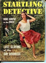 Startling Detective January 1957-Nude Corpse in the River- True Crime - £35.52 GBP