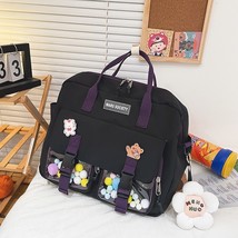 Ulti function fashion girl student backpack korean japanese contrast color school style thumb200