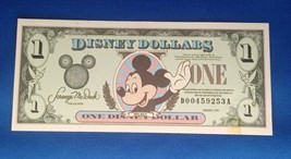 1999 $1 MICKEY Disney Dollars LOW D-A Serial numbers CRISP UNC - $32.71
