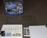 Limited Edition 2004 Deluxe Six in One Game Set, Solid Glass New In Box - £38.98 GBP