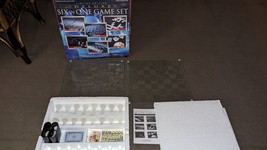 Limited Edition 2004 Deluxe Six in One Game Set, Solid Glass New In Box - £38.65 GBP