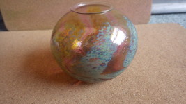 VINTAGE J.R. GROSSMAN STUDIO ART GLASS VASE 1984 - €43,74 EUR