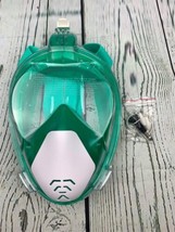 Full Face Snorkel Mask Upgrade Version Safer Lightest Foldable Easy Breath - £25.28 GBP