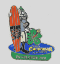 Disney Exclusive DCA Established 2001 Surfboard Series Goofy Pin#4423 - $25.22