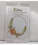 2004 Edmar The Art Of Brazilian Embroidery #1037 African Daisy Wreath  - £14.87 GBP