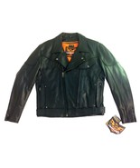 Milwaukee, ML-1077N, Men&#39;s Leather, Zip Out Lining, Biker Jacket, Vented  - $4,617.36 MXN+