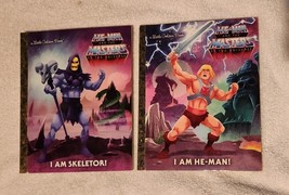 Masters of the Universe, I Am He-Man!  and I Am Skeletor! Little Golden Books - £23.69 GBP
