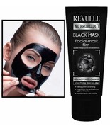REVUELE BLACK Face MASK Zink Peel-Off Blackhead Removing Acne Purifying ... - £3.67 GBP