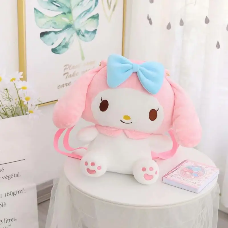 Kawaii Japanese Style Backpack Plush Melodying Back Bag Girl&#39;s School Bag  Kurom - $104.61