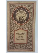 September 1926 Circuilar - Weston Radio Instruments - Guide and Specific... - $32.62