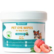BestBy09/26 MEDUWEDU Dog & Cat Eye Wipes 120 Count Peach Scent Grooming Care - $56.93 BestBy09/26 MEDUWEDU Dog & Cat Eye Wipes 120 Count Peach Scent Grooming Care - $56.93 MXN