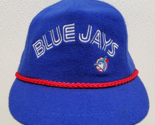 Vintage Toronto Blue Jays Wool Hat Red Rope Universal Industries MLB Str... - £58.58 GBP