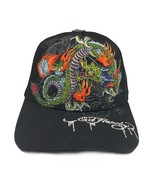 Ed Hardy Embroidered Japan Dragon Trucker Hat  Color: Black  Style# EHH0... - $69.00