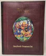 Disney Storybook Ornament Winnie the Pooh 7 PIece in Case Eeyore Piglet Tigger - $69.29