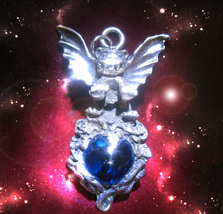 Free W $35 Haunted 4 Guardians Protection Gargoyle Pendant Necklace Magick - £0.00 GBP