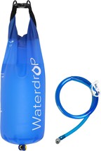 Waterdrop Gravity Water Bag: Suitable For Camping, Traveling, Backpacking, - £31.87 GBP