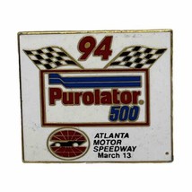 1994 Purolator 500 Atlanta Raceway Race NASCAR Racing Enamel Lapel Hat Pin - £6.22 GBP