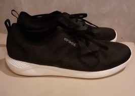 Crocs Women&#39;s Size 8 Sneakers Literide Mesh Lace Up RR - £19.77 GBP