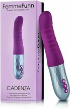 FEMME FUNN CADENZA REAL FEEL THRUSTING SILICONE RECHARGEABLE VIBRATOR - £100.19 GBP