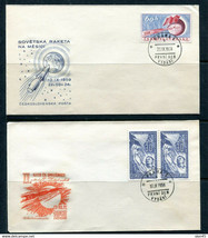 Czechoslovakia 1959 2 FDC Covers 12728 - £7.74 GBP