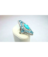 Gorgeous Sterling Chuck Clemency Topaz 925 Ring Size 7 - £65.47 GBP