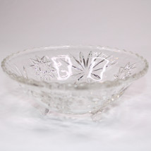 Early American Prescut Star Of David By Anchor Hocking Clear Glass 3 Foo... - $9.51
