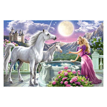 Castorland Princess &amp; Her Unicorns Puzzle 120pcs - £27.96 GBP