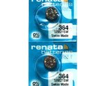 Renata 364 SR621SW Batteries - 1.55V Silver Oxide 364 Watch Battery (10 ... - £3.20 GBP+