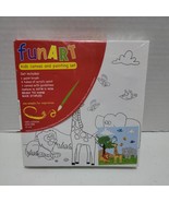Kids Canvas and Painting Set funArt Canvas with Brush &amp; Paint - $5.38 CAD