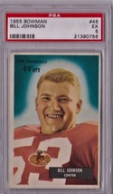 1955 Bowman Bill Johnson #46 PSA 5 P1252 - £7.66 GBP