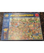 Jan van Haasteren The Dutch Craft Market Puzzle 1000 Piece, COMPLETE - £22.71 GBP