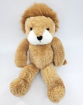 16&quot; Logo Bear Plush Lion Vintage 1999 Sewn Face No Beans Plush Stuffed Toy B308 - £13.36 GBP
