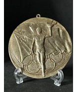 Gold Colored Sport Medal CCCP Ukrainian Olympic National Sport Associati... - £30.50 GBP