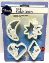 Vintage 1992 Pillsbury Dough Boy Set of 4 Cookie Cutters New Old Stock - £9.73 GBP