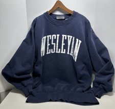 Vintage Gear For Sports Wesleyan College Crew Neck Sweatshirt Men&#39;s XL - $32.95