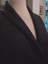 5yd X 58in Wide Black Pure Camelhair Jacket Light Coat Weight Fabric Men Women - £188.79 GBP