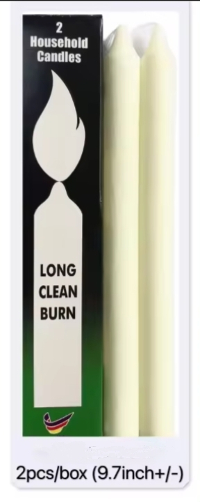 2x box of Traditional candle / Household Candle Long Clean Burn - $6.00