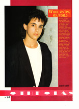 Jeremy Licht teen magazine pinup clipping double sided Seaworld over Texas - £2.75 GBP