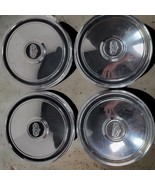 1955 1956 Ford Victoria HT 4 Hub Caps Lot OEM Wheel Covers Center Caps - £153.45 GBP